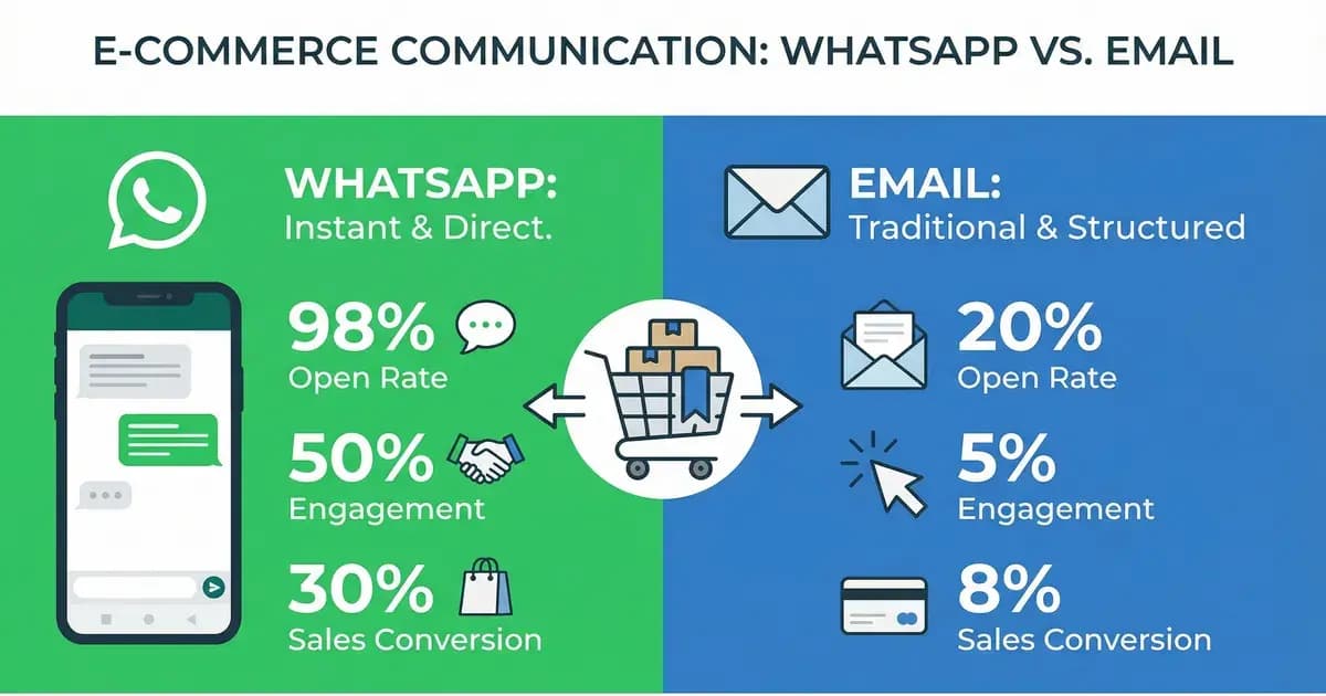 WhatsApp vs Email Cart Recovery: When to Use Each