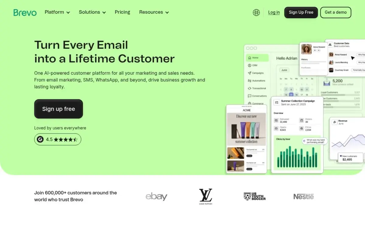 Brevo website