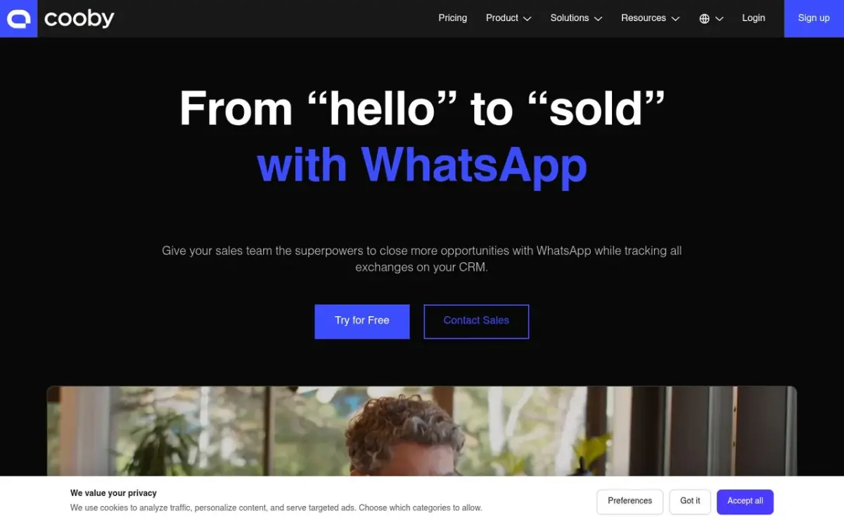 Cooby homepage
