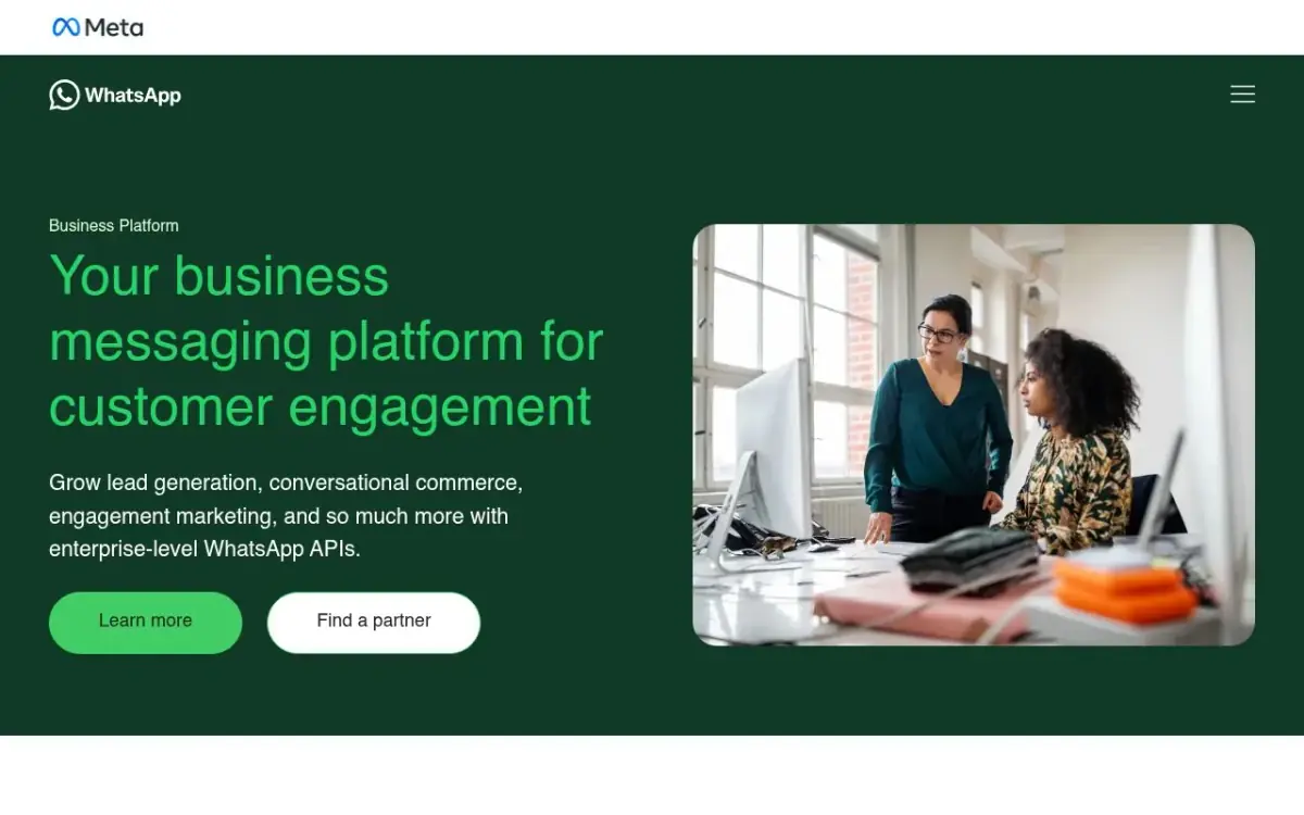 Meta WhatsApp Business Platform admin panel