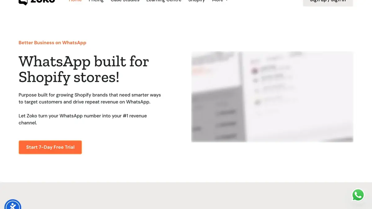 Zoko homepage